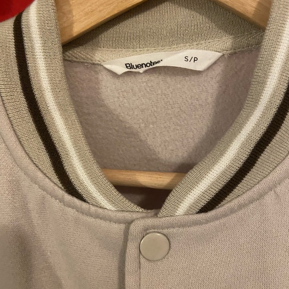 Blue Notes Fleece Varsity Bomber Jacket - Picture 5 of 6